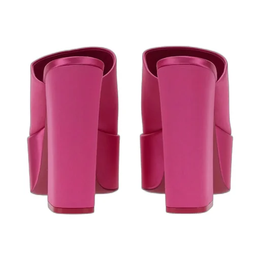 Paris Texas Sasha Block Heel Mules