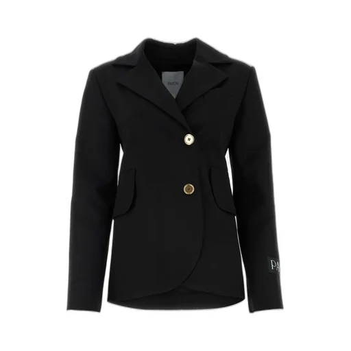 Patou Single-Breasted Lace-Up Blazer