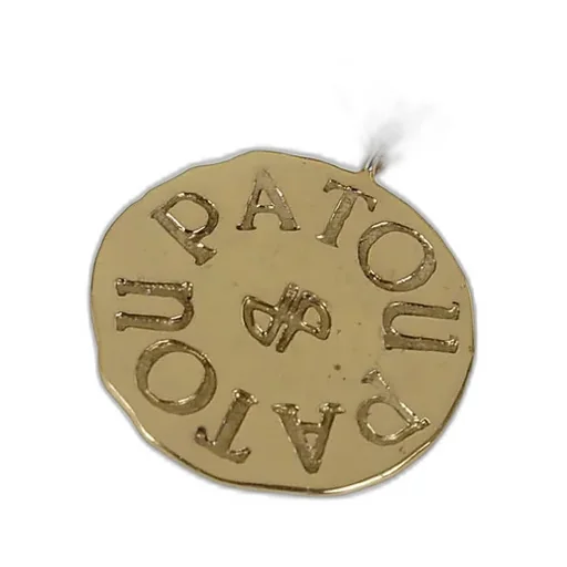 Patou Logo Engraved Necklace