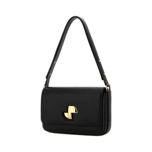 Patou Le Patou Lock Foldover Top Shoulder Bag