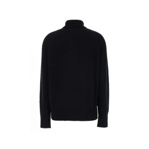 Plain High Neck Cashmere Sweater