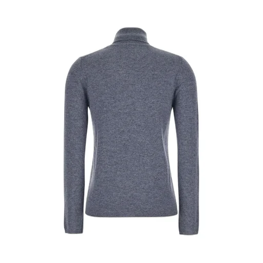 Plain High-Neck Knitwear