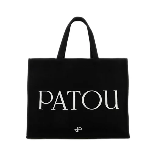 Patou Logo Printed Large Tote Bag