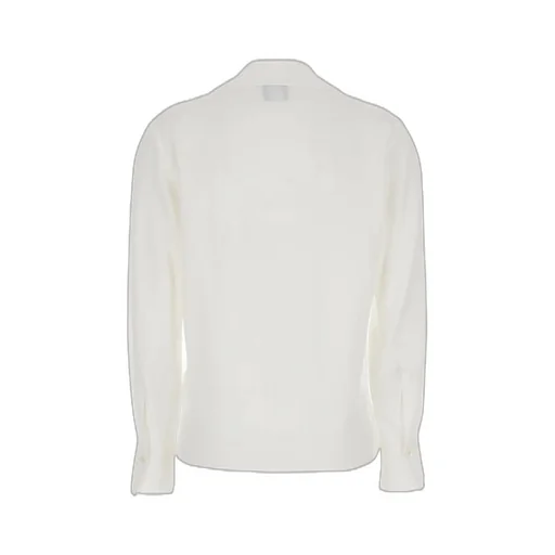 Plain Polo Collar Blouse