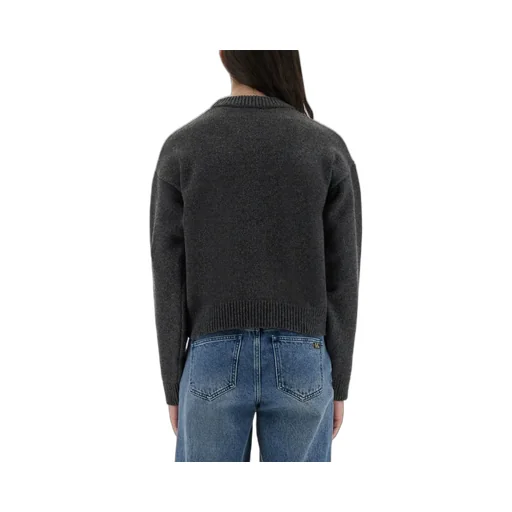 Patou Logo Intarsia Crewneck Knit Sweater