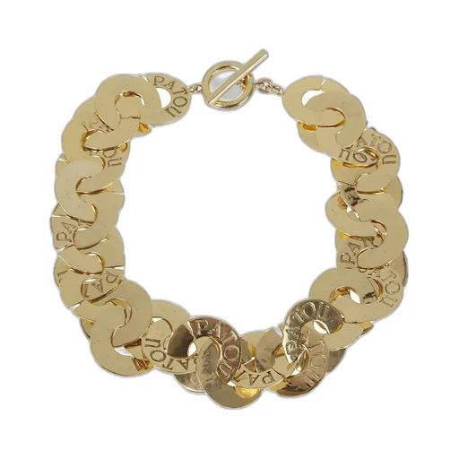 Patou Logo Engraved Necklace