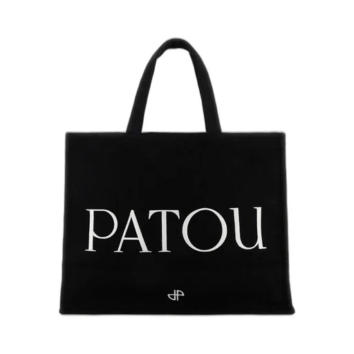 Patou Logo Printed Large Tote Bag