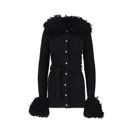 Patou Frill-Trimmed Button-Up Cardigan