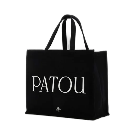 Patou Logo Printed Large Tote Bag