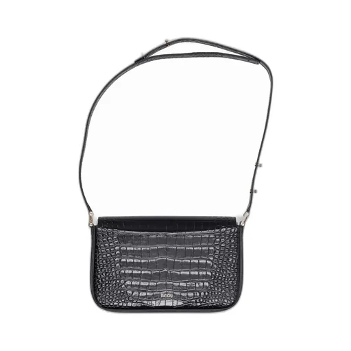 Patou Embossed Shoulder Bag