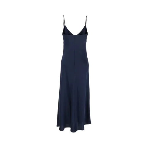 Plain Strappy Backless Dress