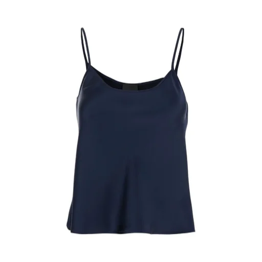 Plain Spaghetti Strap Satin Top