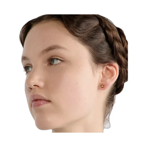 Set Of Petit Cd Lucky Lace Stud Earrings