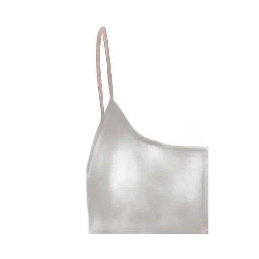 Plain Spaghetti Strap Square Neck Top