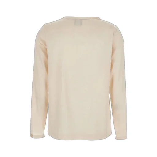 Plain Crewneck Long Sleeve Blouse