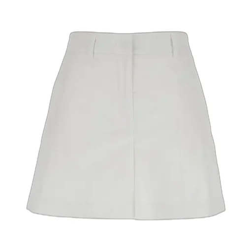 Plain Belted Shorts With Loops