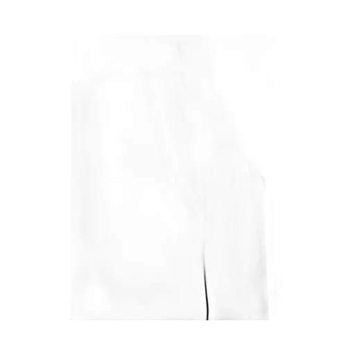 Plain Concealed-Slit Long Skirt
