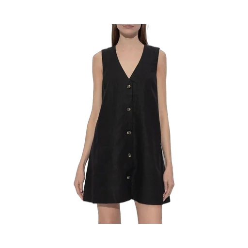 Posse Nancy Button-Front Mini Dress