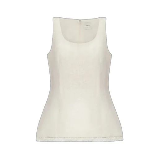 Posse Effi Scalloped Hem Top