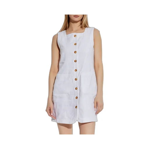 Posse Square-Neck Sleeveless Mini Dress