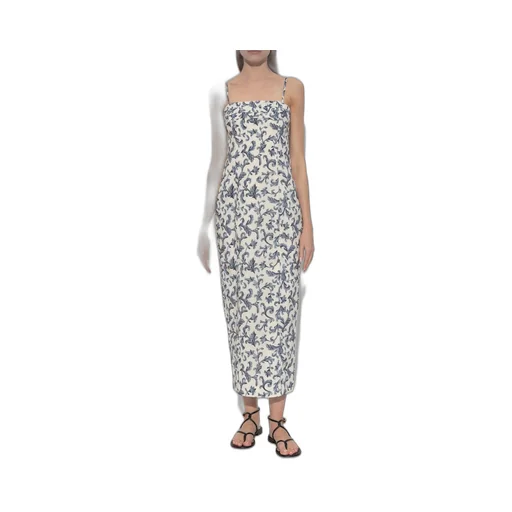 Posse Rue Patterned Midi Dress