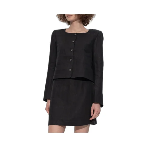 Posse Emma Square-Neck Buttoned Jacket
