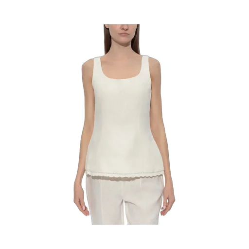 Posse Effi Scalloped Hem Top