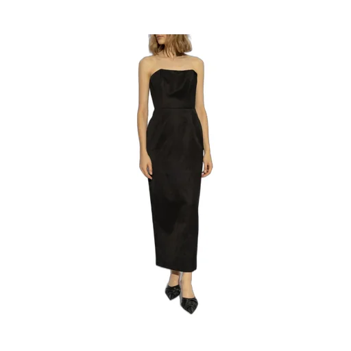 Posse Strapless Bow Detail Midi Dress