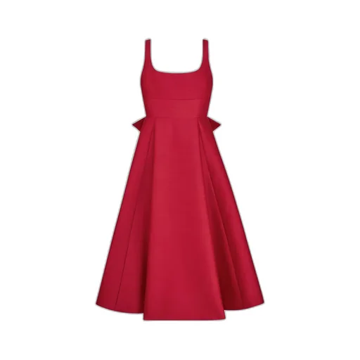 Mid-Length Flared Dress