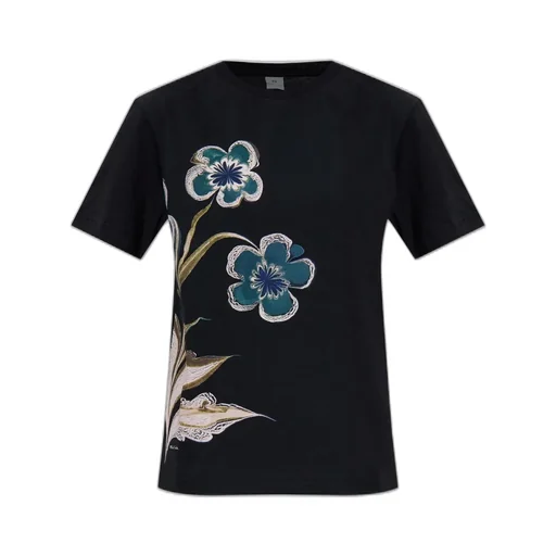 Ps Paul Smith Floral Printed Crewneck T-Shirt