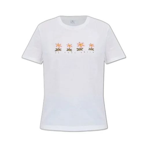 Ps Paul Smith Floral Printed Crewneck T-Shirt