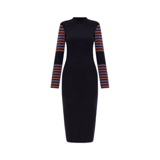 Ps Paul Smith Striped Knitted Dress