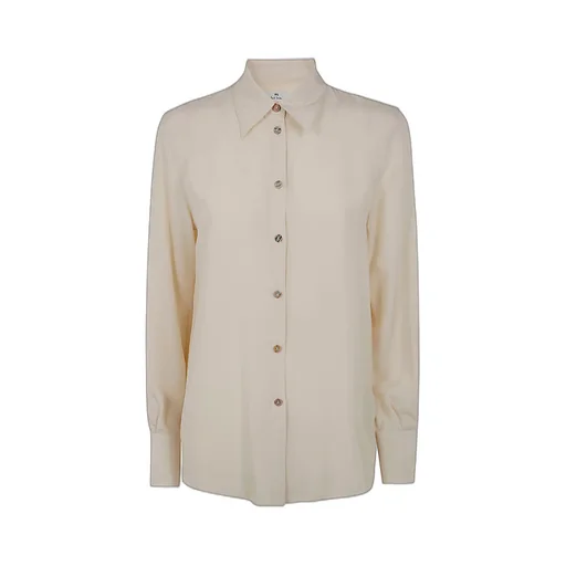 Ps Paul Smith Box-Pleat Detailed Crepe Blouse