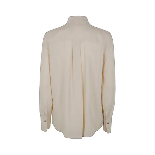 Ps Paul Smith Box-Pleat Detailed Crepe Blouse