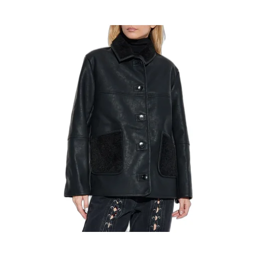 Ps Paul Smith Faux Shearling-Trim Jacket