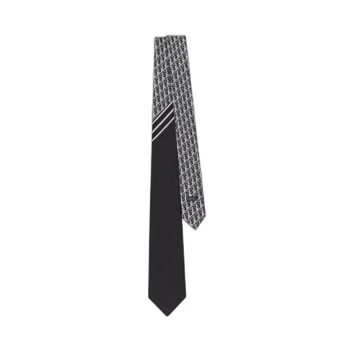 Striped Dior Oblique Tie