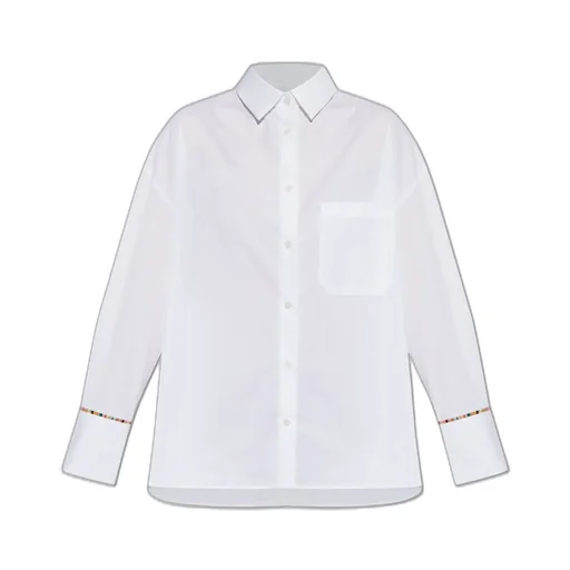 Ps Paul Smith Signature Stripe Detail Buttoned Shirt