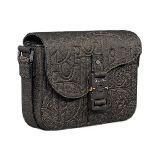 Small Saddle Messenger Bag With Flap