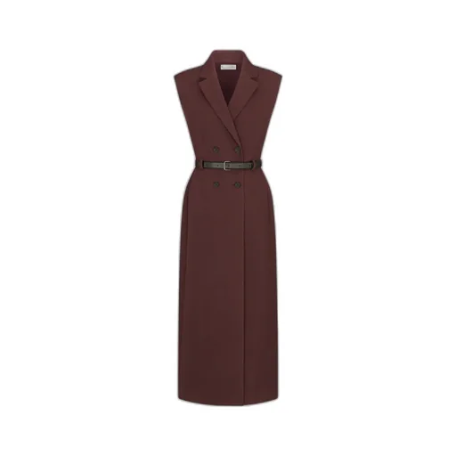 Mid-Length Belted Dress