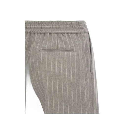 Pt Torino Pinstripe Wool-Cashmere Pants