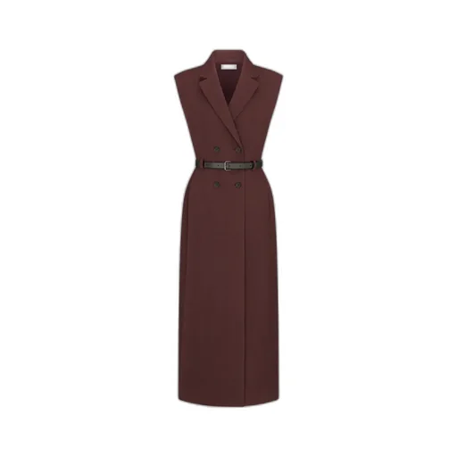 Mid-Length Belted Dress