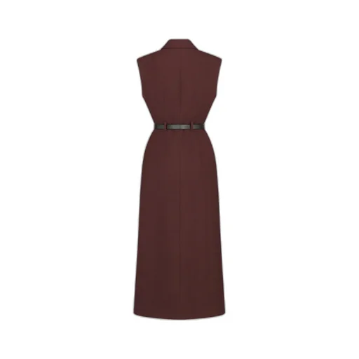 Mid-Length Belted Dress