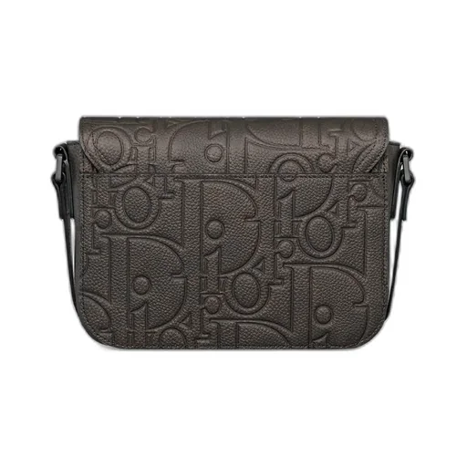 Small Saddle Messenger Bag With Flap