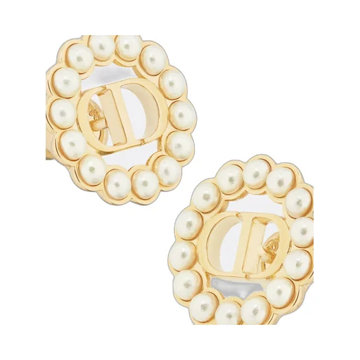 Petit Cd Circle Stud Earrings