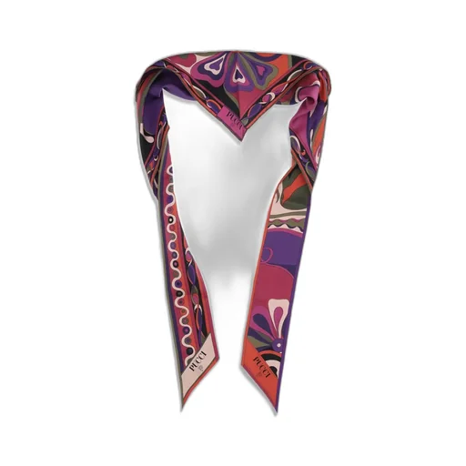 Pucci Orchidee Print Twill Scarf