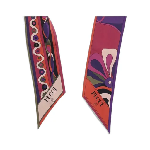 Pucci Orchidee Print Twill Scarf