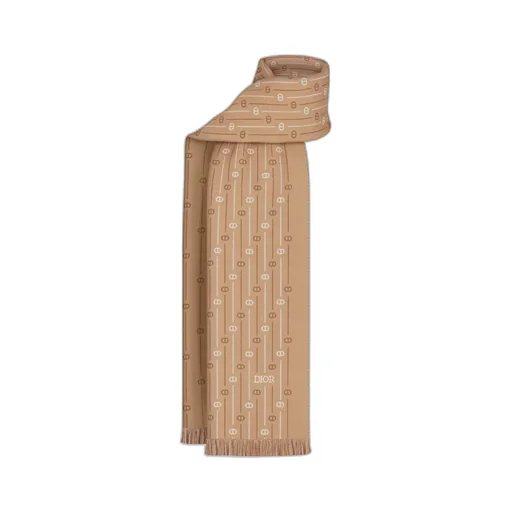 Cd Icon Striped Scarf