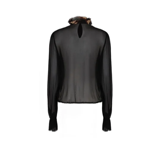 Pucci Ruffled Collar Silk Blouse