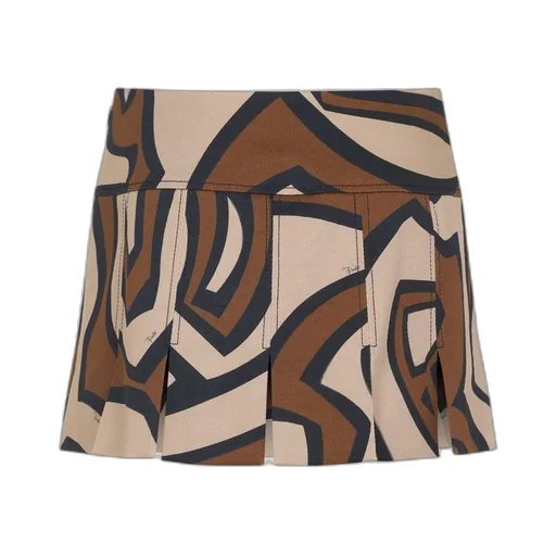 Pucci Geometric Pleated Mini Skirt