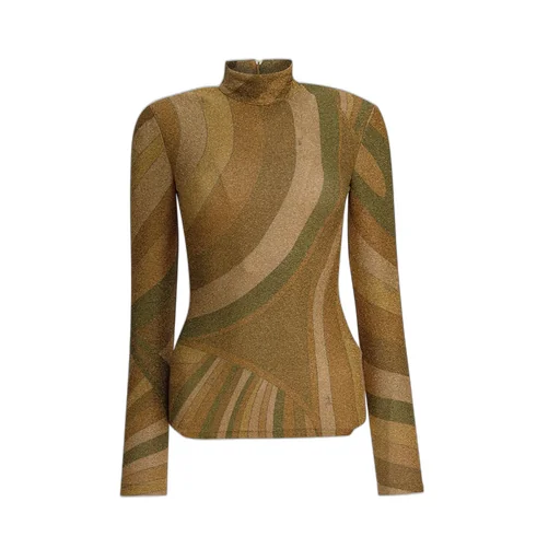 Pucci Jersey Lamé Top